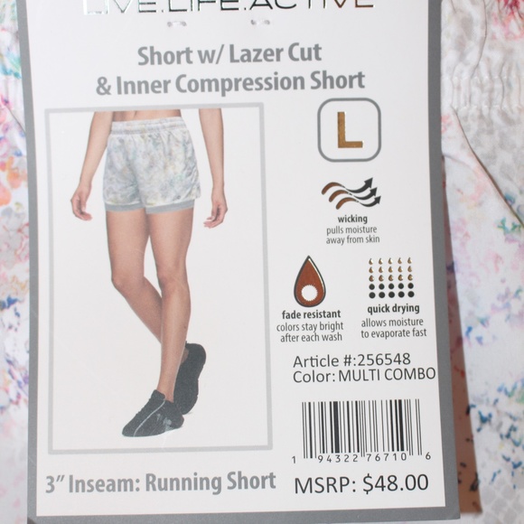 RBX, Live Life Active running shorts - Picture 10 of 10